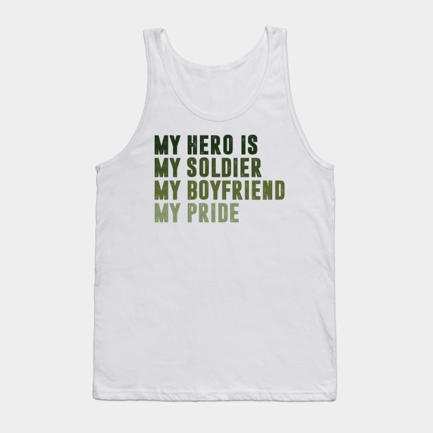 My Hero is my soldier Tank Top by C_ceconello